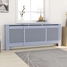  MDF Radiator Cover Gray 80.7" - $223.49