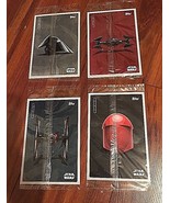 Star Wars Last Jedi Topps Cards Exclusive Mystery Pack 4 PACKS Limited S... - $17.74