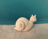 W1 - Snail Ceramic Bisque Ready-to-Paint, You Paint - $2.00