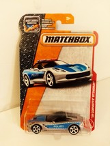 Matchbox 2017 #064 Silver 15 Corvette Stingray Polizei MBX Heroic Rescue Series - $11.99