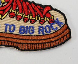 Vintage Rainey Mountain &quot; I Hiked to Big Rock &quot; Boot Boy Scouts BSA Camp Patch - £9.13 GBP