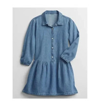Gap Girls&#39; Denim Button Down Shirt Dress Medium Wash Size: XXL NEW W TAG - £22.81 GBP