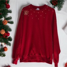 Vintage made in USA Jerzees custom studded sweatshirt women’s size XL - $31.14