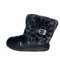 Ugg Australia Boot Ellee Animal Stout Black Leather 1003723K Original Sz 6 - £39.62 GBP