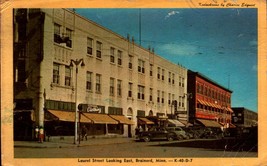 Laurel St Looking E Brainerd Minnesota Mn Vintage 1952 Postcard BK63 - £3.95 GBP