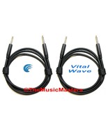 (2) UltraPro 6ft 1/4&quot; Instrument Cables Guitar Bass Amp Keyboard Audio C... - £16.06 GBP
