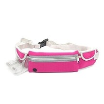 Womens running belt travel fanny pack adjustable waterproof phone cards pink - £11.19 GBP