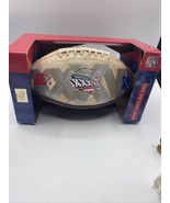 NFL SUPERBOWL XXXVI 36 NEW ORLEANS, LOUISIANA OFFICIAL SIZE FOOTBALL, LI... - £26.47 GBP