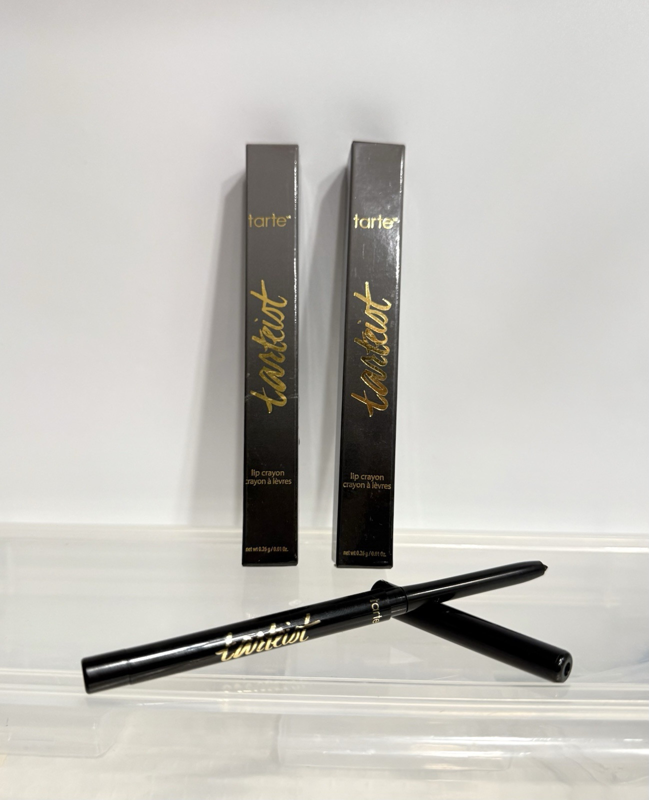 Tarte 2× Tartiest Blackout Full-Size Lip Crayon Liner New in Box - $13.85