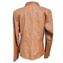 Cole Haan Women's Wing Collar  100% Lambskin Jacket sz 10 image 4