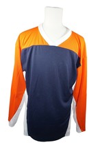 Xtreme Basics Sr S Hockey Blue Orange Jersey - Adult Small Ice Or Roller Used - £7.04 GBP