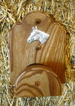 Oak Wooden Bridle Rack - Stable Hanger - Equestrian Tack Wall Hook - Wit... - $372.30 MXN