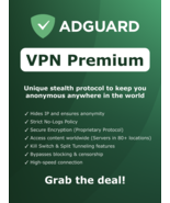 AdGuard VPN Premium (10 Devices, 1 Year - $33.00