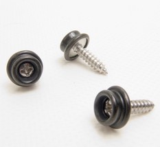 Snap Screw Stud, Black Snap w/ 5/8&quot; SS Screw 10 of Each Piece - $233.14 MXN