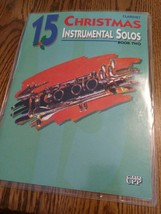 15 Christmas Instrumental solos book two sheet music clarinet with cassette tape - £127.50 GBP