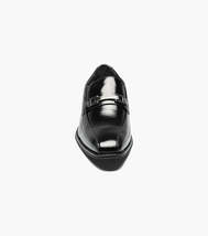 Stacy Adams Wakefield Bike Toe Bit Slip On Shoes Black 20141-001 image 3