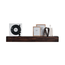 VEVOR Fireplace Mantel, 48&quot; x 8&quot; x 5&quot;, 50 lbs Capacity, Natural Wood, Brown - $1,478.24 MXN