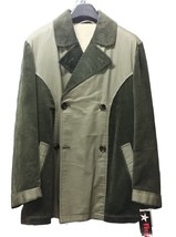 Men&#39;s Jacket corduroy Double-Breasted Vintage Original Lined Hot Fracor - £78.22 GBP