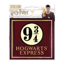 Harry Potter Hogwarts Express Platform 9 3/4 Sticker Multi-Color - £7.97 GBP
