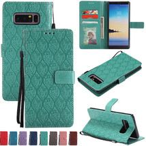 For Samsung S5 S9 S10+ S10e A8 2018 Magnetic Flip Leather Wallet Case Cover - £41.75 GBP