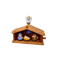 2002 Fisher Price Little People Nativity Scene Christmas Story w/ 4 Figures - $14.84