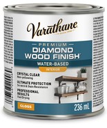 Varathane 200061H Water-Based Ultimate Polyurethane, Half Pint, Gloss Fi... - $476.50 MXN