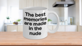 In the Nude Mug Coffee Cup Funny Gift Nudest Colonies Camps Retreats Skinny Dip - $18.47+