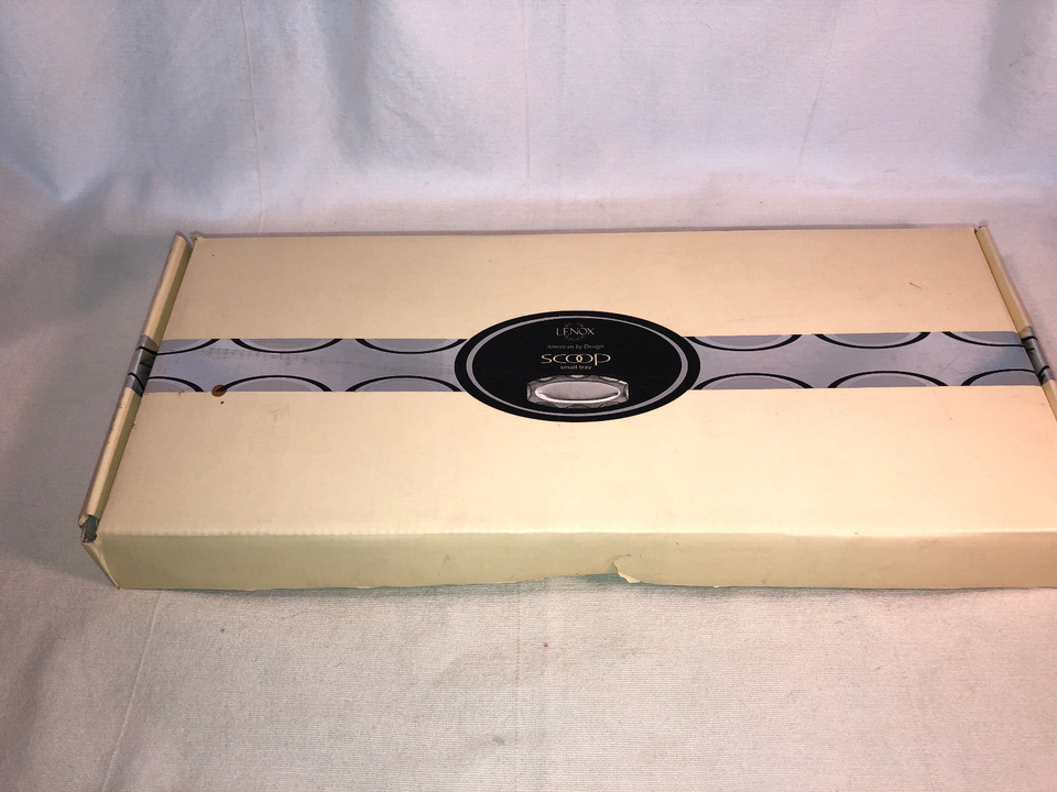 Lenox Scoop Metal Tray 14 Inches Long - $11.99