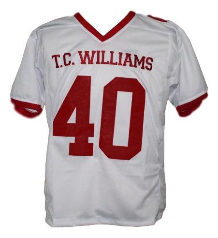 Petey jones  40 remember the titans movie football jersey white  1