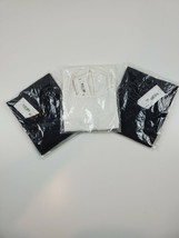 3  Tank Top Spaghetti Strap Seamless Stretch 2 black and 1 white - $13.30