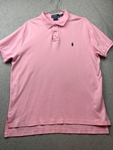 Polo Ralph Lauren Casual Polo Shirt Mens Size XL Classic Summer Pink Preppy - £18.08 GBP