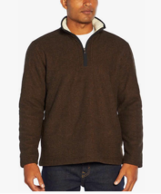 Orvis Men’s Fleece Lined Quarter 1/4 Zip Textured Pullover - XLT - £25.96 GBP