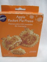 Wilton Apple Pocket Pie Press Popover Tart Filled Pastry Mold Red Origin... - £7.69 GBP