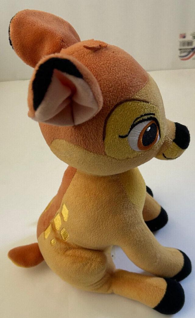 Disney Classics Bambi Plush Stuffed Animal 12” Tall Super Clean Big Eyes Item image 4