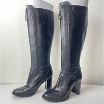 Beverly Feldman FIFI &amp; ELVIS WOMEN&#39;S GRANDOISE BOOTS BLACK LEATHER  Sz 6... - £55.45 GBP