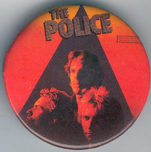 The Police Vintage 3 Piece Lot Zenyatta Mondatta 1980&#39;S 5 Cm Metal Buttons Sting - £6.93 GBP
