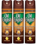 Old English Aerosol Wood Protector &amp; Cleaner, Fresh Lemon 12.50 oz (Pack... - $895.45 MXN