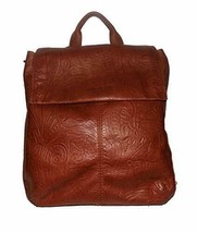 American Leather Co Brown Liberty Brandy Tooled Backpack - £133.18 GBP