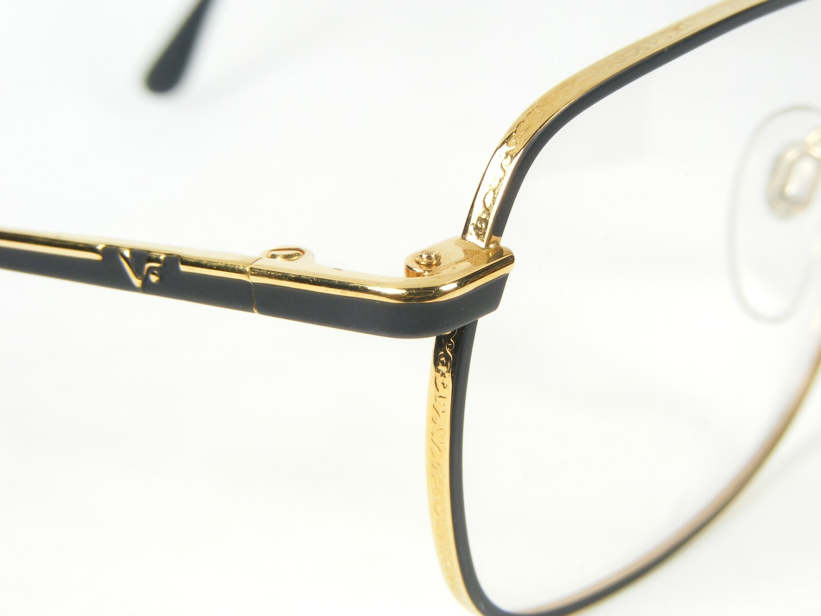 Vogue VO 3023 Oro / Nero Noir/Or Lunettes Monture 53-19-135mm Italie Item image 6