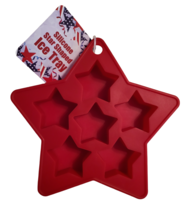 Triace Silicone Star Shaped Ice Cube Tray / Mold - Red - $9.99