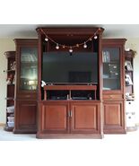 Three Piece Solid Mahogany Wood Traditional Entertainment Center - $16,995.00