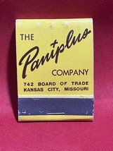 Rare Vintage Feature Matchbook Cover P+ Paniplus Company Kansas City Missouri - £31.10 GBP