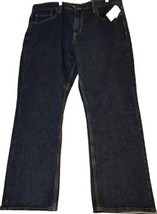 Old Navy Men&#39;s Big &amp; Tall Jeans Size 42x32 Dark Wash Straight BUILT-IN Tough Nwt - £18.81 GBP