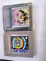 Lot Of 2 :Tiny Toon Adventures: Babs&#39; Big Break + Who Wants To Be A (Game Boy) - £7.89 GBP