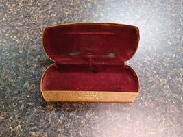 Vtg T R Fleschutz Optometrist Glasses Case  Wellsville NY - €16,86 EUR