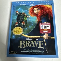 Disney&#39;s Brave (Blu-ray/DVD 3-Disc set, 2012) Disney PIXAR Animation - $9.85