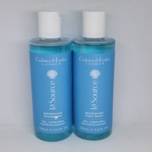 Crabtree & Evelyn La Source Refreshing Body Wash 4 oz Lot of 2 New - $29.69