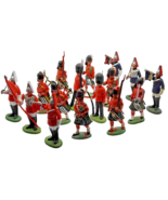 Britains LTD plastic figures of British Scots Guards Marching / Vintage ... - £31.10 GBP