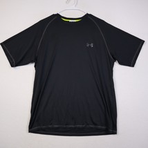 Under Armour Heatgear Loose Fit TShirt L Black Short Sleeve Athletic Spo... - $10.87