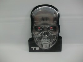 T2 Terminator 2 Metal Plate Insert 7&quot; x 5&quot; Peeling Plastic - £12.13 GBP